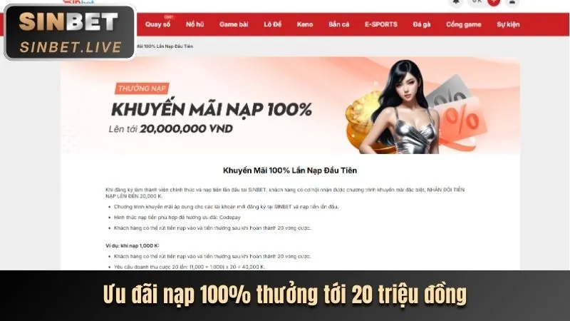 Hoàn trả không giới hạn GK888